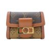 圖片 Louis Vuitton Dauphine 帆布扣式短夾(M68725-咖)