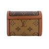 圖片 Louis Vuitton Dauphine 帆布扣式短夾(M68725-咖)