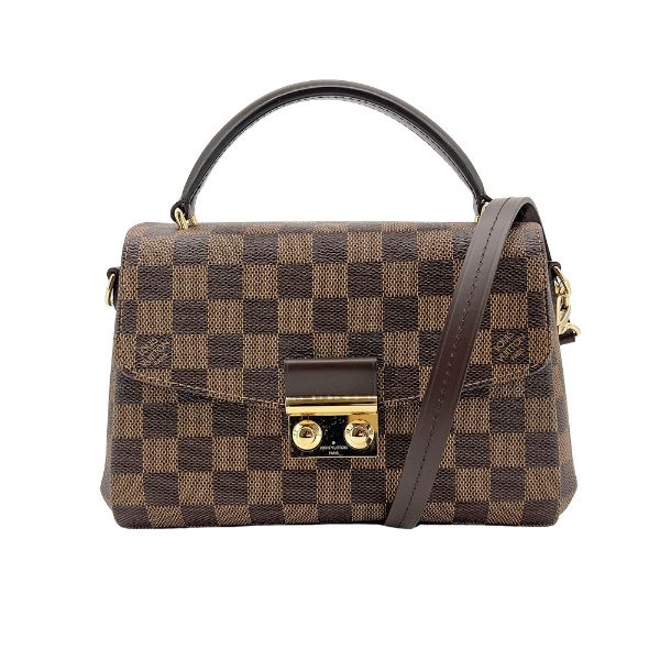 圖片 Louis Vuitton Damier 帆布口蓋流蘇二用包(M53000-咖)