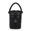 圖片 MONCLER Kaleah 金色金屬LOGO 托特水桶包 黑色  5I00002M2176 999