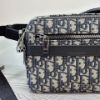 圖片 Dior Safari 經典老花logo寬背帶肩背包