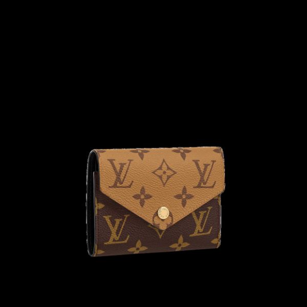 圖片 LV VICTORINE 雙色老花拼接短夾
