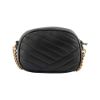 圖片 TORY BURCH 女款 KIRA CHEVRON 小號金色LOGO 相機包/鍊包 黑色  60227001