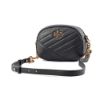圖片 TORY BURCH 女款 KIRA CHEVRON 小號金色LOGO 相機包/鍊包 黑色  60227001