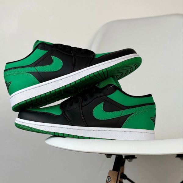 圖片 NICEDAY 現貨 Air Jordan 1 Lucky Green 綠腳趾 黑 綠 黑頭 553558-065