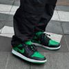 圖片 NICEDAY 現貨 Air Jordan 1 Lucky Green 綠腳趾 黑 綠 黑頭 553558-065