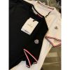圖片 Limit精品✔️Moncler 夢扣經典手臂刺繡小Logo設計滾邊短袖T恤上衣黑色