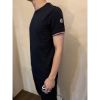 圖片 Limit精品✔️Moncler 夢扣經典手臂刺繡小Logo設計滾邊短袖T恤上衣黑色