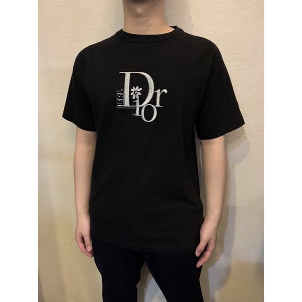 圖片 Limit精品✔️DIOR X ERL 限定系列 刺繡logo 黑色 短袖T恤上衣