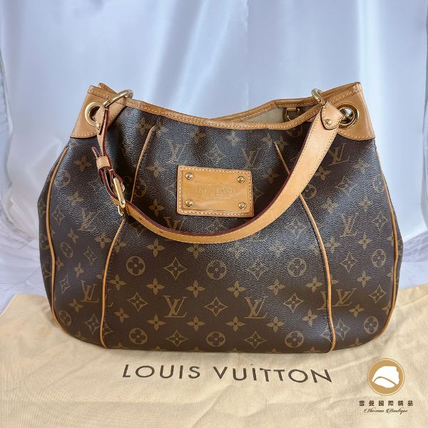 圖片 【雪曼國際精品】LV M56382 GALLIERA PM 原花紋金牌肩背包／南瓜包 二手商品9成新