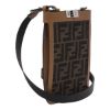 圖片 Fendi 7AS156 Peekaboo 棕色和菸草色手機套包
