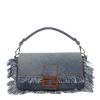 圖片 Fendi 7VA572 丹寧流蘇 Baguette 貝貴包