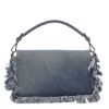 圖片 Fendi 7VA572 丹寧流蘇 Baguette 貝貴包
