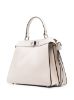 圖片 Fendi 8BN321 中款 繫帶 ISeeU Peekaboo 包 奶油白色