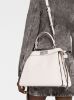 圖片 Fendi 8BN321 中款 繫帶 ISeeU Peekaboo 包 奶油白色