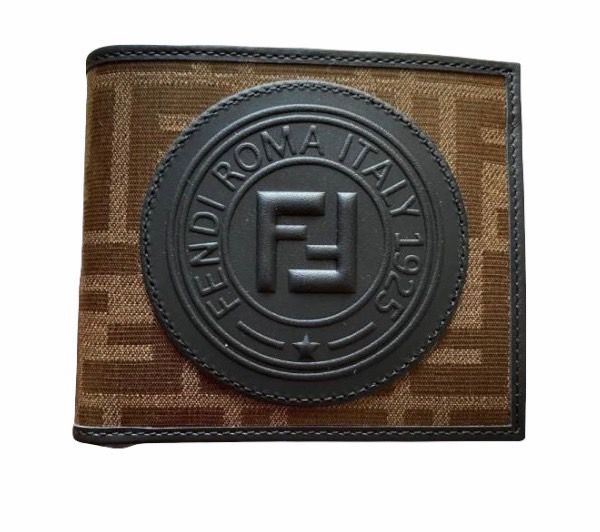 圖片 Fendi 7M0169 男款 FF徽標兩折短夾/皮夾