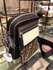 圖片 Fendi 7VA488 可拆卸前袋組合式 FF 緹花直立式信差包