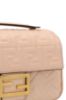 圖片 Fendi 8BR793 Baguette FF 立體浮雕小羊皮貝貴包  粉色配金鏈