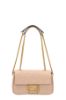 圖片 Fendi 8BR793 Baguette FF 立體浮雕小羊皮貝貴包  粉色配金鏈