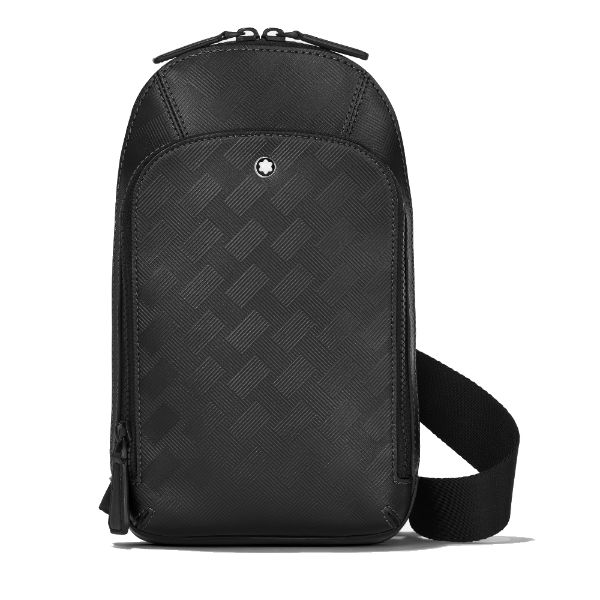 圖片 MONTBLANC 萬寶龍 Extreme 粒面牛皮單肩包 黑色  129971 BLACK
