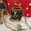 圖片 LOUIS VUITTON X 草間彌生 M81863 NANO NOÉ小水桶