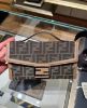 圖片 Fendi 7VA565 皮革和 FF 布料 Soft Trunk Baguette 貝貴包  棕色