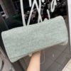 圖片 Chanel 抹茶綠銀釦手提肩背沙灘包