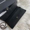 圖片 Chanel 黑金荔枝拉鍊手拎包
