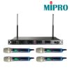 圖片 【MIPRO】ACT-747/ACT-700H 72MHZ寬頻四頻道純自動選訊 (四頻道UHF寬頻接收機+手持麥克風四支)
