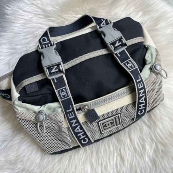 圖片 Chanel vintage sport運動系列腰包胸包