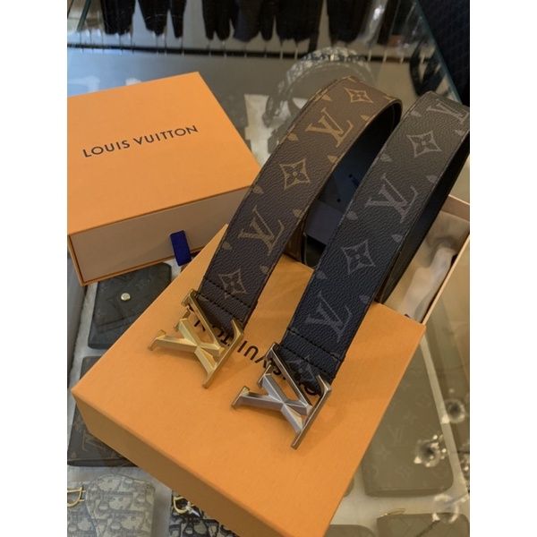 圖片 Limit精品✔️Louis Vuitton LV 經典 銀頭、金頭 搭配老花皮帶設計 男生皮帶