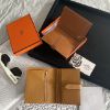 圖片 Hermès Bearn 金棕色銀釦中夾
