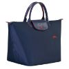 圖片  LONGCHAMP 經典基本款 短把手折疊手提包 M號 海軍藍色 L1623619 556
