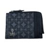 圖片 Vivienne Westwood  ORBORAMA 緹花卡包/卡夾 含零錢袋(黑/灰色)  51120009-W00HX1SIZN203