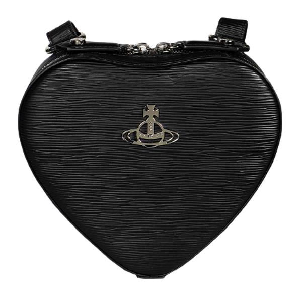 圖片 Vivienne Westwood  ELLA 心形迷你背包(黑色)  43030072-S000E1SIZN404