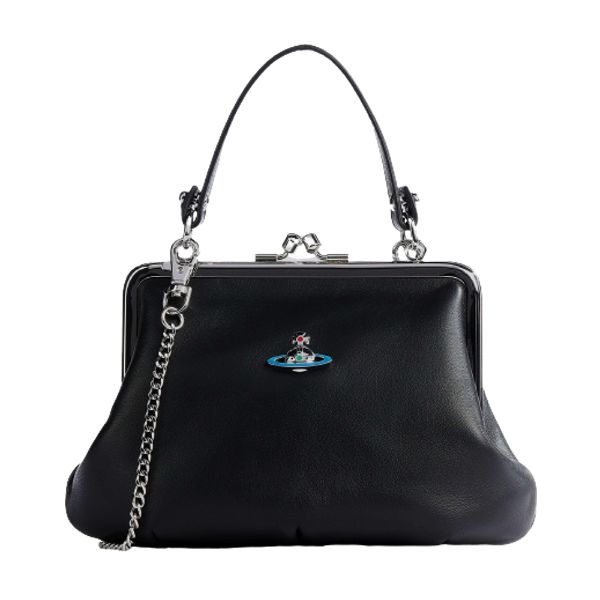 圖片 Vivienne Westwood  GRANNY 迷你小羊皮手提包(黑色)  52020003-L001L1SIZN403