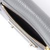 圖片 Balenciaga 390184 Edge 金框山羊皮翻蓋長夾/錢包 灰色