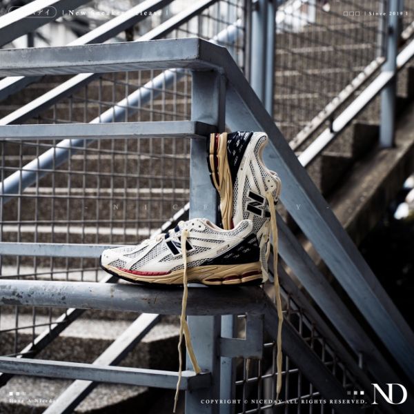 圖片 NICEDAY 代購 New Balance 1906R 白黑紅 奶油底 男女鞋 M1906RR