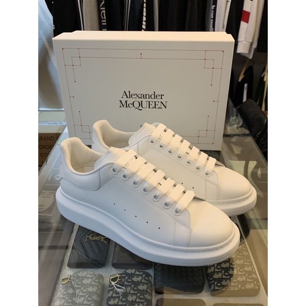 圖片 Limit精品✔️ MCQ Alexander Mcqueen 小白鞋 白色尾設計 增高 修長 球鞋 預購
