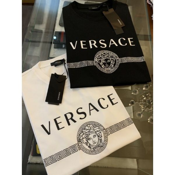 圖片 Limit精品✔️VERSACE 凡賽斯黑標女王頭設計短袖T恤上衣