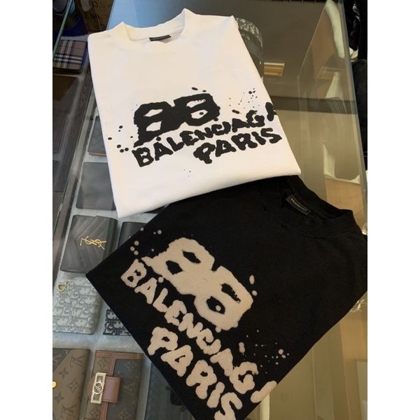 圖片 Limit精品✔️Balenciaga 巴黎世家 經典 仿舊 墨水字體設計 新款 短袖T恤上衣