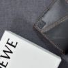 圖片 Loewe Puzzle 滾邊黑色皮革八卡短夾