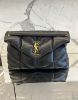 圖片 Saint Laurent YSL 577475 中款 Lou Lou Puffer 小羊皮金鍊包 黑色
