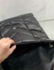 圖片 Saint Laurent YSL 577475 中款 Lou Lou Puffer 小羊皮銀鍊包 黑色