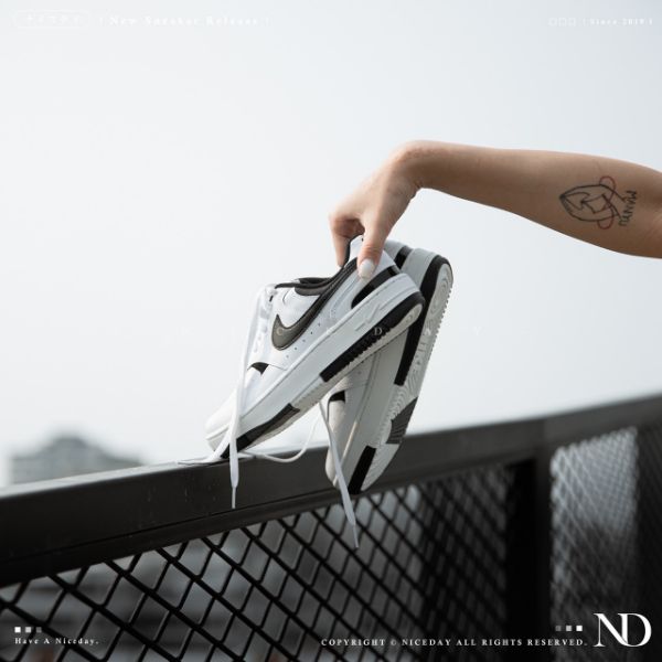 圖片 NICEDAY 現貨 Nike Gamma Force White Black 熊貓 女鞋 DX9176-100