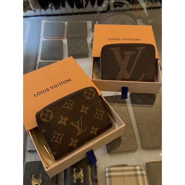 圖片 Louis Vuitton LV 經典 大LV標誌、花卉圖案 拉鍊零錢包