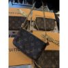 圖片 Louis Vuitton LV 經典 老花配色 小麻將包 手提 側背