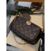圖片 Louis Vuitton LV 經典老花滿版設計 麻將包 五合一 綠色背帶 二手