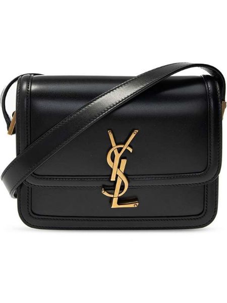 圖片 Saint Laurent 634306 Solferino 小號皮革單肩包 /豆腐包 黑色