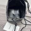 圖片 Bottega Veneta Cassette 編織黑色皮革水桶包 Mini